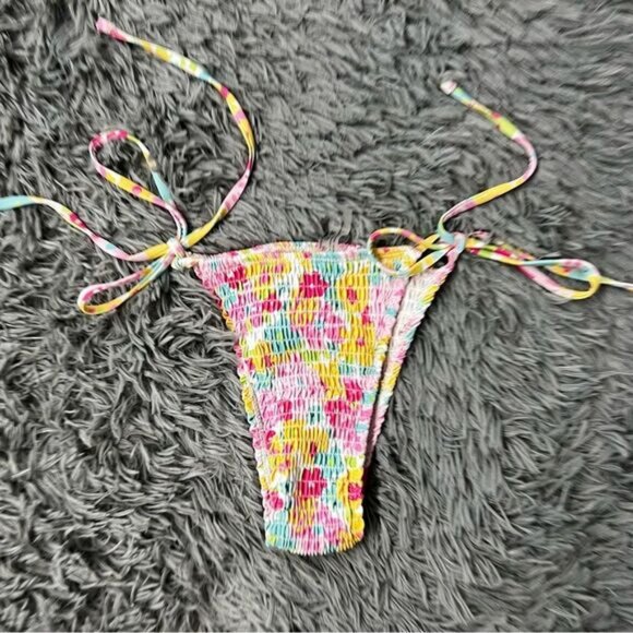 Shein Floral Bikini Bottom Size Small NWOT - Picture 1 of 6